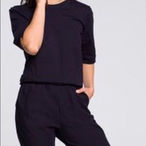 Navy Jumpsuit
